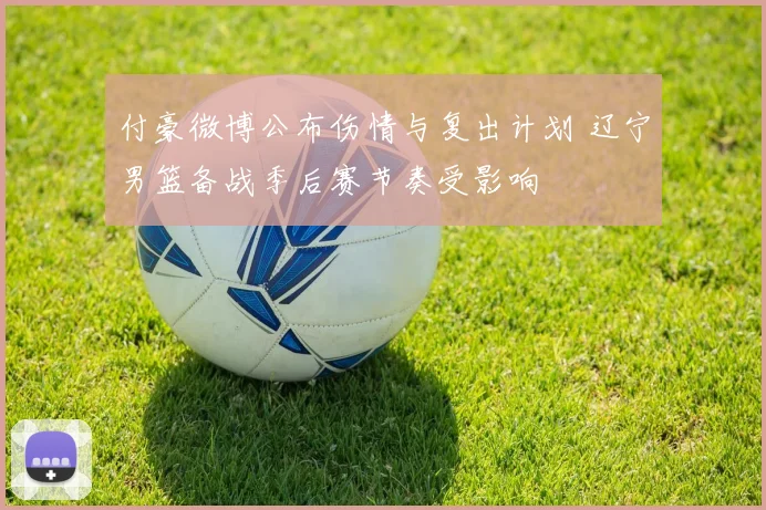 付豪微博公布伤情与复出计划 辽宁男篮备战季后赛节奏受影响
